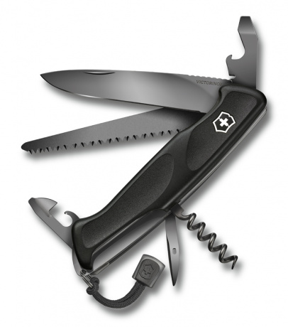 Нож перочинный VICTORINOX RangerGrip 55 Onyx Black ,0.9563.C31P
