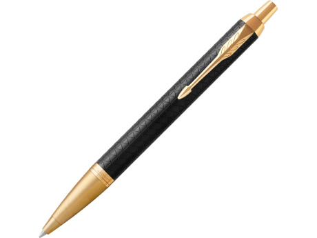 Шариковая ручка Parker IM Premium Warm Silver (grey) GT, стержень: M, цвет чернил: blue, в подарочной упаковке.