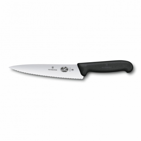 Нож разделочный VICTORINOX Fibrox с волнистым лезвием 19 см ,5.2033.19