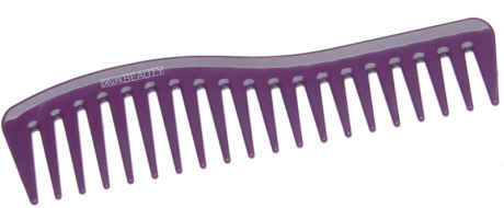 Гребень волна Dewal Beauty фиолетовый 18 ,DBFI6260