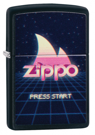 Зажигалка ZIPPO Classic с покрытием Black Matte ,49115