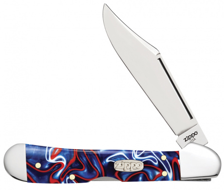 Нож перочинный ZIPPO Patriotic Kirinite Smooth Mini Copperlock ,50531_207