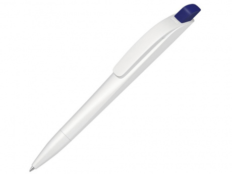 Ручка шариковая пластиковая Stream, белый/бирюзовый