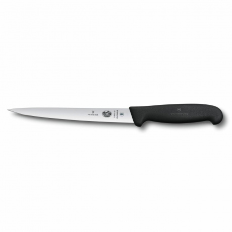 Нож филейный для рыбы VICTORINOX Fibrox с супер-гибким лезвием 18 см ,5.3813.18