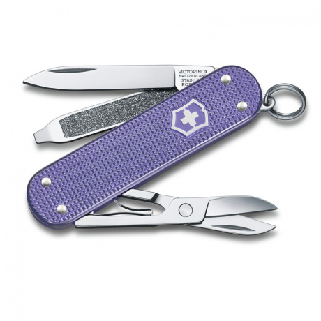 Нож-брелок VICTORINOX Classic SD Alox Colors Electric Lavender ,0.6221.223G