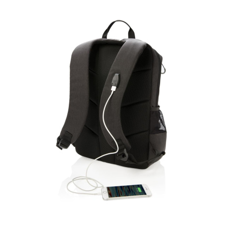 Рюкзак для ноутбука Lima 15 с RFID защитой и разъемом USB