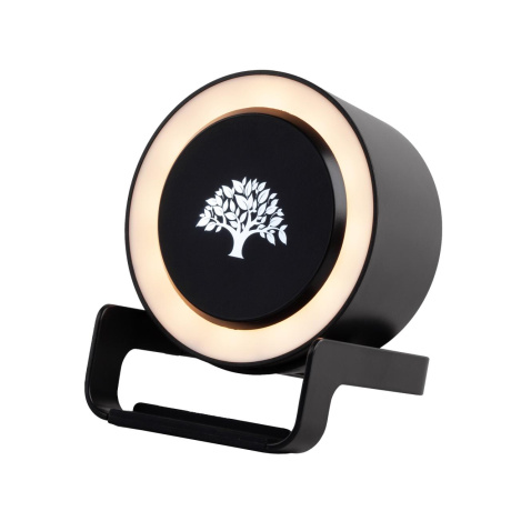 Bluetooth колонка-подставка Smart Loud с беспроводным (10W) зарядным устройством, лампой и подсветкой логотипа