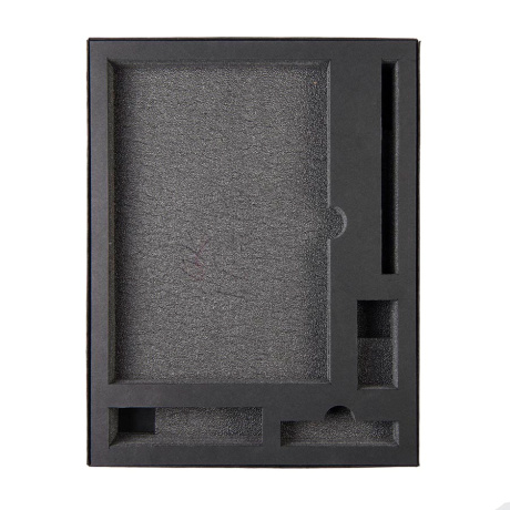 Коробка Tower, сливбокс, размер 20*29*4.5 см, картон черный,300 гр. ложемент изолон