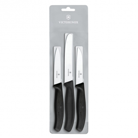 Набор из 3 ножей VICTORINOX Swiss Classic: 2 ножа для овощей 8 см ,6.7113.3