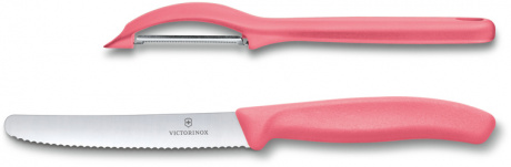 Набор из 2 ножей VICTORINOX Swiss Classic: нож для овощей и столовый нож 11 см ,6.7116.21L12