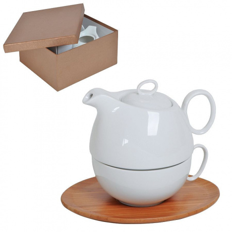 Набор Мила: чайник и чайная пара в подарочной упаковке