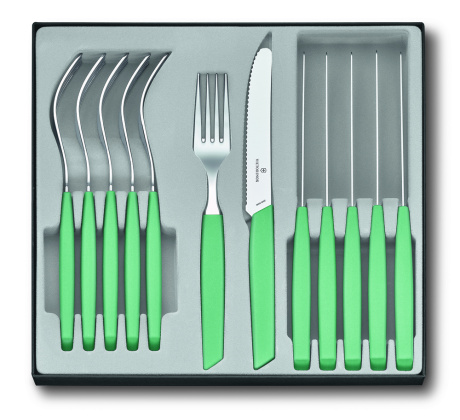 Набор из 12 столовых принадлежностей VICTORINOX Swiss Modern: 6 столовых ножей ,6.9096.11W41.12