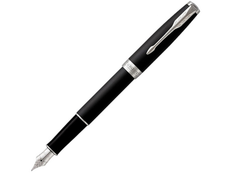 Перьевая ручка Parker Sonnet F539, цвет: LaqBlack СT, перо: F, цвет чернил: black, в подарочной упаковке