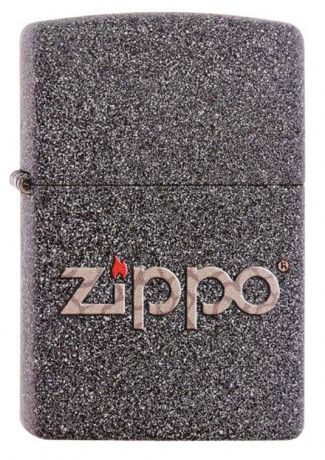 Зажигалка ZIPPO Classic с покрытием Iron Stone™ ,211 SNAKESKIN ZIPPO LOGO