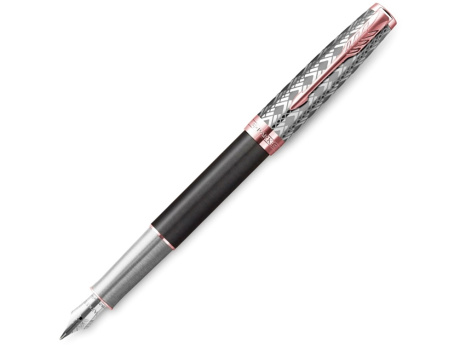 Перьевая ручка Parker Sonnet Premium Refresh RED CT, перо 18K, толщина F, цвет чернил black, в подарочной упаковке