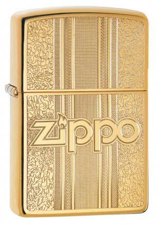 Зажигалка ZIPPO Classic с покрытием High Polish Brass ,29677