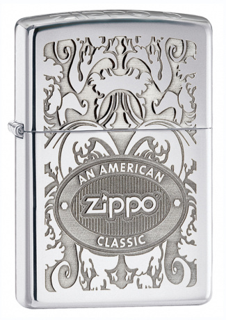 Зажигалка ZIPPO Crown Stamp™ с покрытием High Polish Chrome ,24751