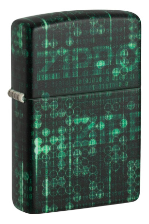 Зажигалка ZIPPO Pattern с покрытием Glow In The Dark Green ,48408