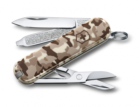 Нож-брелок VICTORINOX Classic SD Desert Camouflage ,0.6223.941