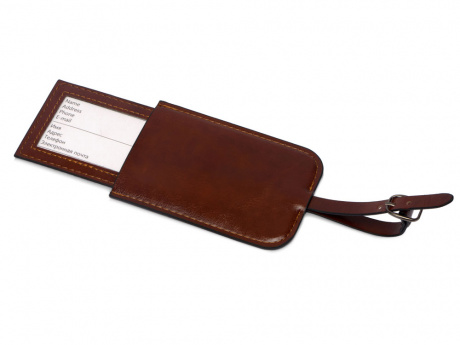 Багажная бирка из PU Fabrizio, серый