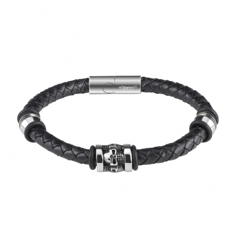 Браслет ZIPPO Three Charms Leather Bracelet ,2007173
