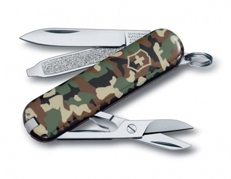 Нож-брелок VICTORINOX Classic SD Camouflage ,0.6223.94
