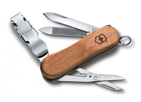 Нож-брелок VICTORINOX NailClip Wood 580 ,0.6461.63