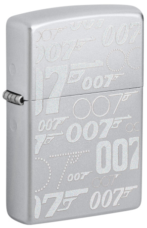 Зажигалка ZIPPO James Bond™ с покрытием Satin Chrome ,48735