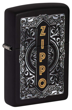 Зажигалка ZIPPO Classic с покрытием Black Matte ,49535