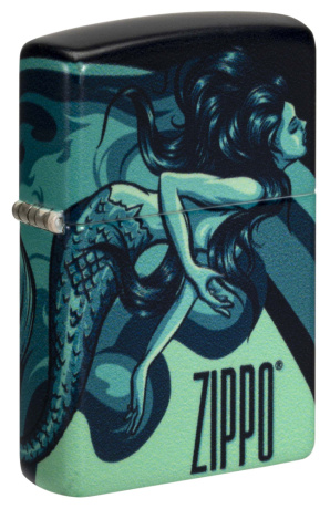 Зажигалка ZIPPO Mermaid Design с покрытием 540 Matte ,48605