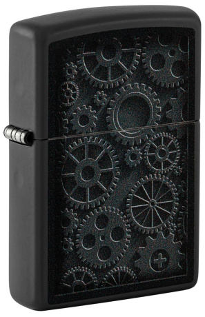 Зажигалка ZIPPO Steampunk с покрытием Black Matte ,48999