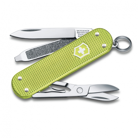 Нож-брелок VICTORINOX Classic SD Alox Colors Lime Twist ,0.6221.241G