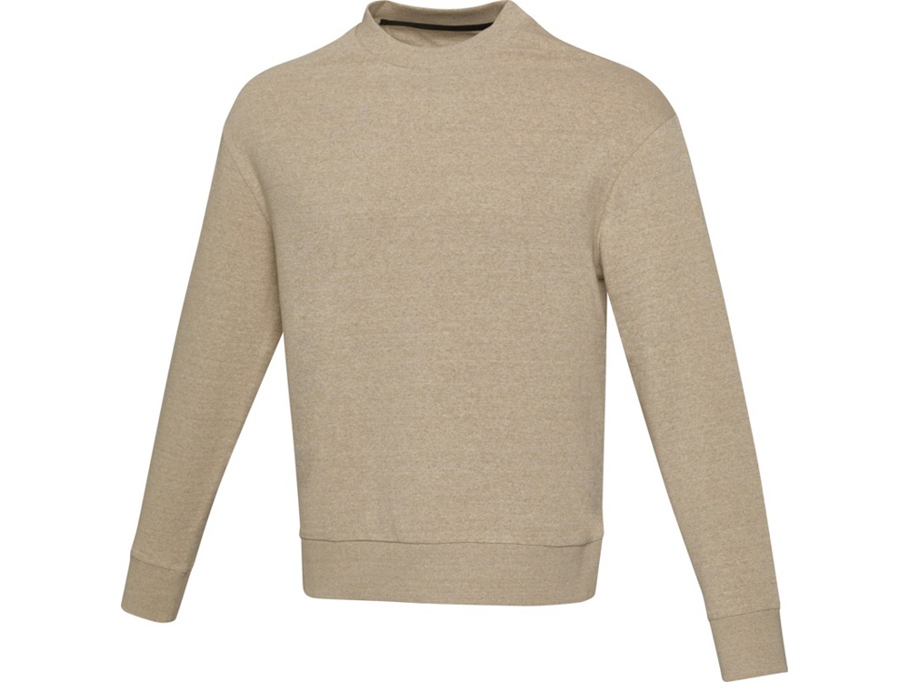 Jet унисекс Aware™ свитер с круглым вырезом из переработанных материалов - сплошной черный