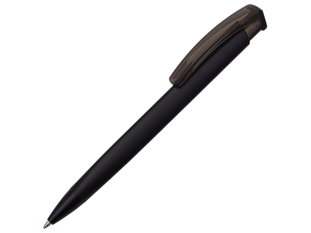 Ручка шариковая пластиковая Trinity K Transaprent Recy, темно-синий