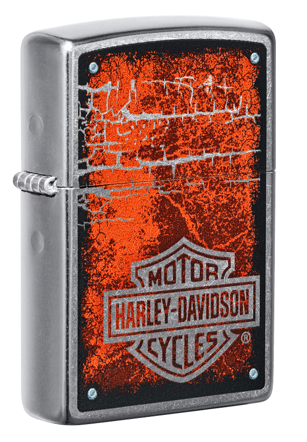 Зажигалка ZIPPO Harley-Davidson® с покрытием Street Chrome™ ,49658