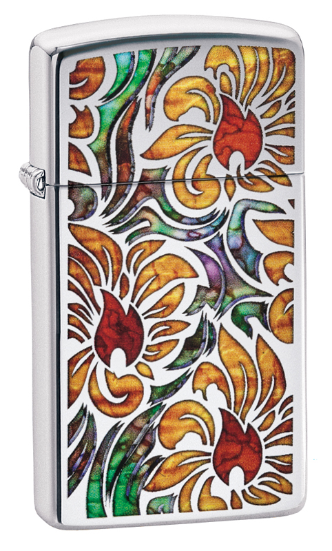 Зажигалка ZIPPO Slim® с покрытием High Polish Chrome ,29702