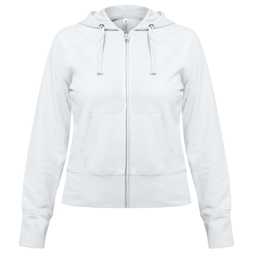 Толстовка женская Hooded Full Zip серый меланж