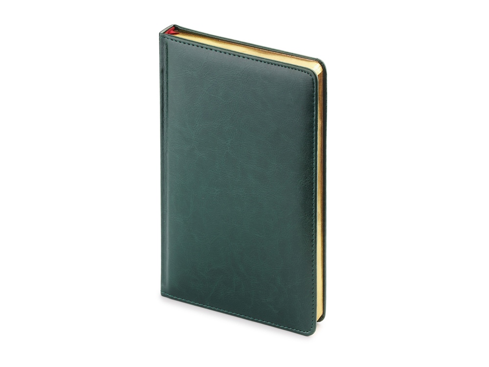 Ежедневник недатированный А4 Sidney Nebraska, зеленый (золотой обрез) (Р)