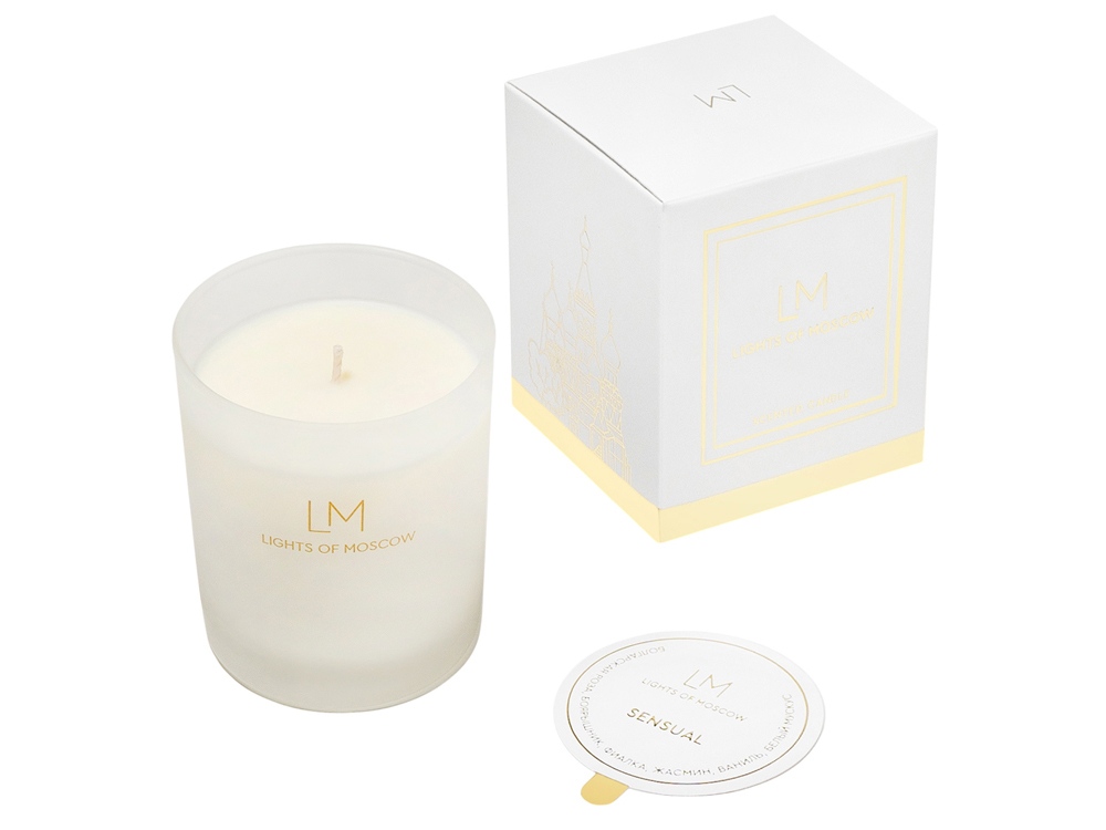 Ароматическая свеча в черном стакане Mystery, коллекция Exclusive, 250 мл (без лого LM)