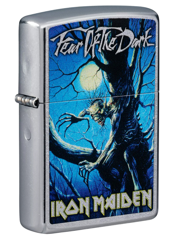 Зажигалка ZIPPO Iron Maiden с покрытием Street Chrome™ ,49234