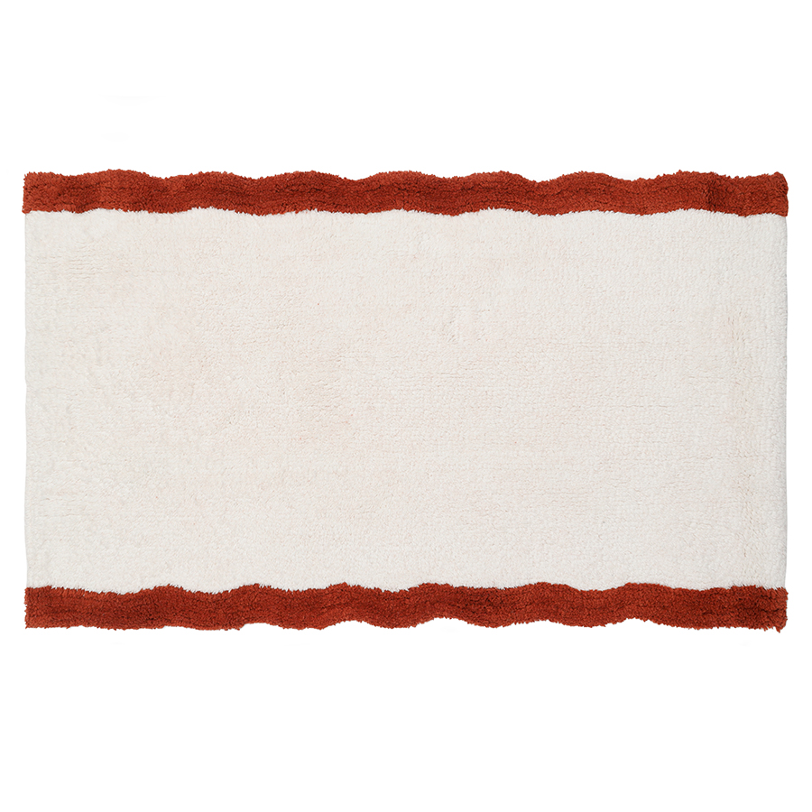 Коврик для ванной с кантом из коллекции Trendy Ruffles, 50x80 см