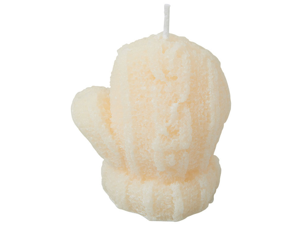 Свеча Рукавичка, серый