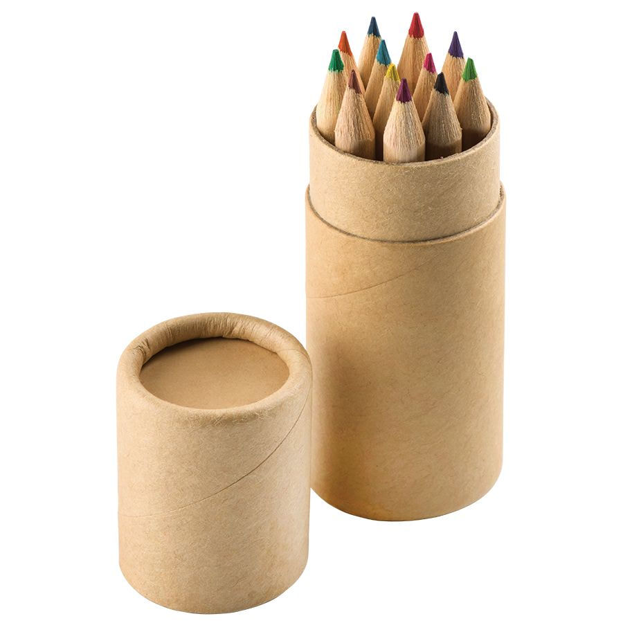 Набор цветных карандашей (12шт) Игра цвета в футляре