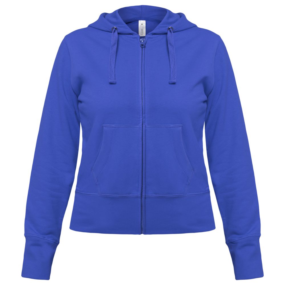 Толстовка женская Hooded Full Zip серый меланж