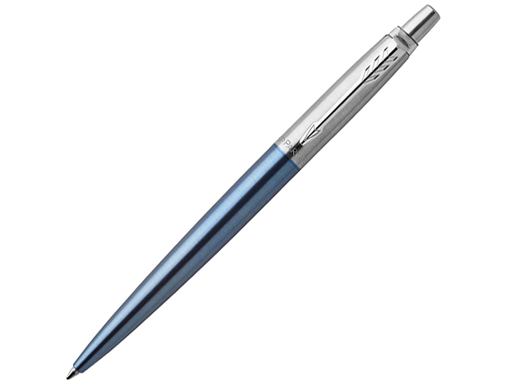 Шариковая ручка Parker Jotter Essential, Satin Black CT, стержень: M, цвет чернил : blue или black