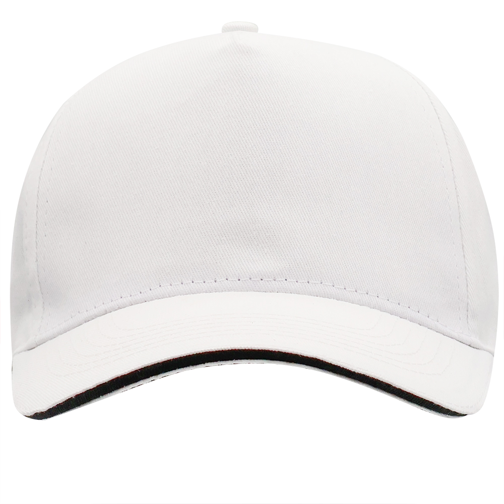 Бейсболка 5-панельная ERIS, Белый