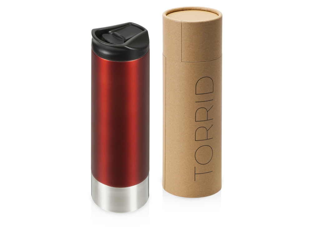 Герметичная термокружка c двойными стенками и медным слоем Torrid, 470 мл, темно-серый