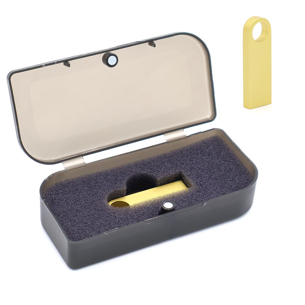 Флешка Гильдия 16 Гб в футляре, золотистая