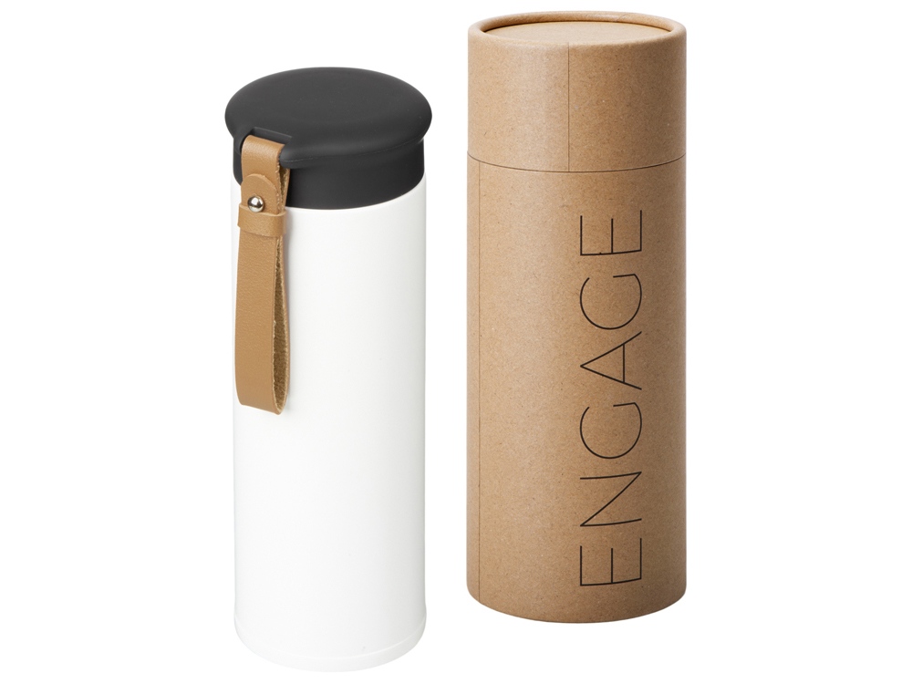 Вакуумный термос Engage, 450 мл, тубус, красный