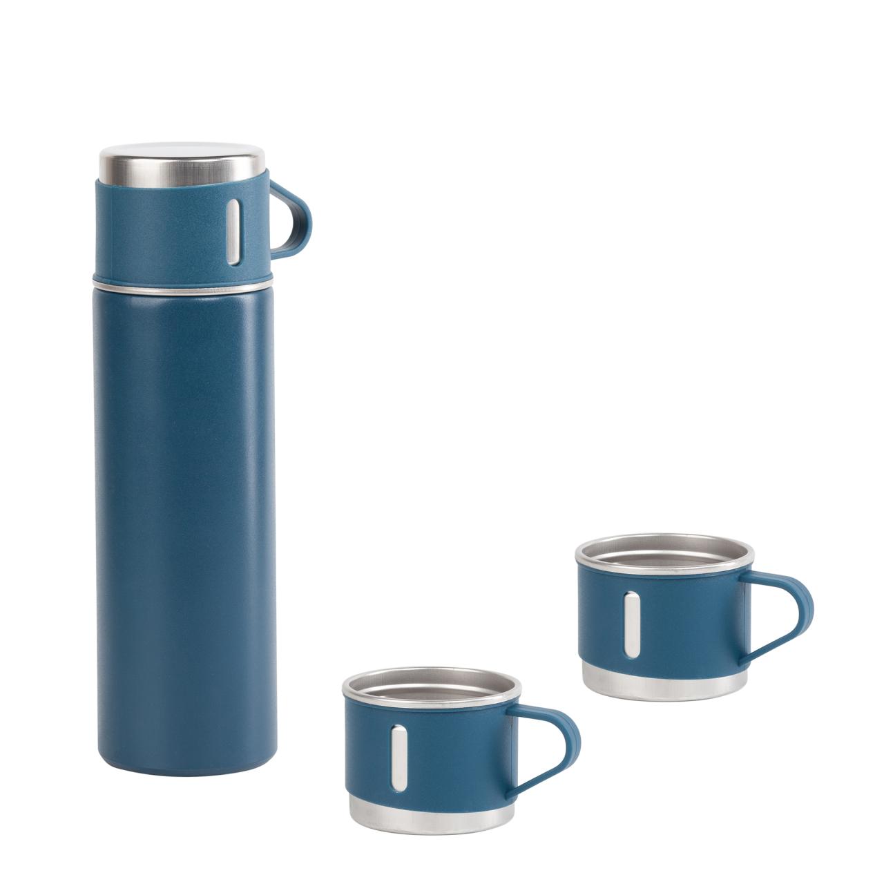 Набор подарочный Алтай: термос, 3 кружки, пудра